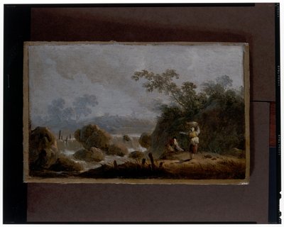 A Pair of Landscapes by Jean Baptiste Pillement