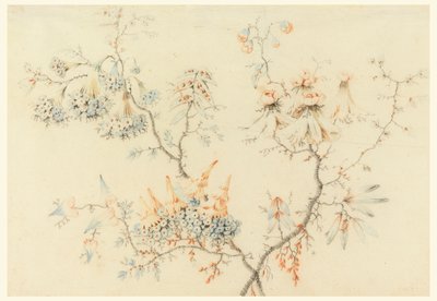 Flowering Branches by Jean Baptiste Pillement