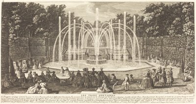 The Three Fountains by Jean Baptiste Rigaud