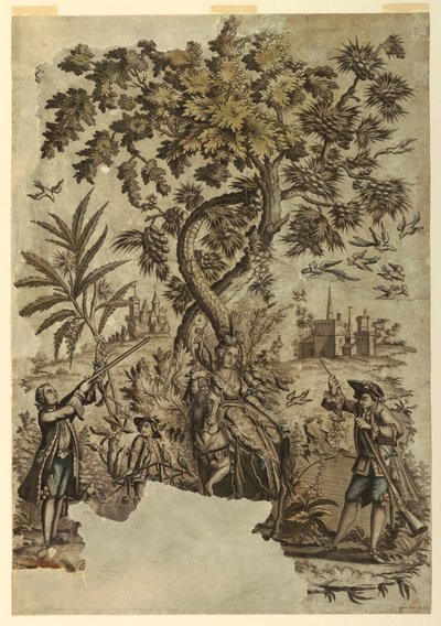 Bird Hunt by Jean Baptiste Scotin I