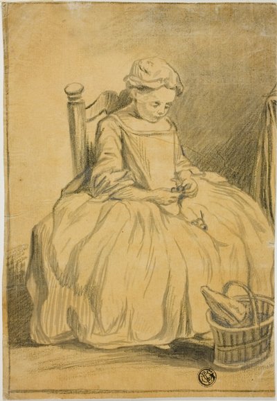Girl Eating Cherries by Jean Baptiste Simeon Chardin