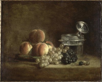 Peaches and Grapes by Jean Baptiste Simeon Chardin