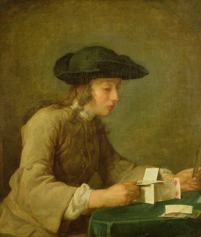 The House of Cards by Jean Baptiste Simeon Chardin