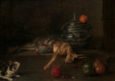 The Silver Tureen by Jean Baptiste Simeon Chardin