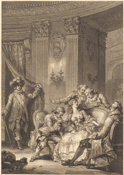 The Confessor Husband by Jean Baptiste Tilliard and Antoine Jean Duclos after Jean Honoré Fragonard