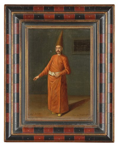 An Ottoman hatchet-bearer by Jean Baptiste Vanmour