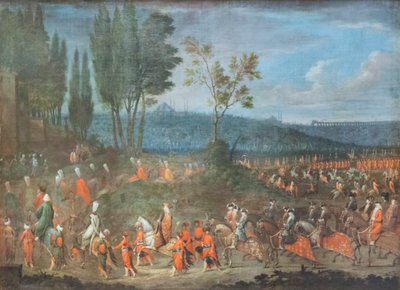 The Ambassadorial Procession by Jean Baptiste Vanmour