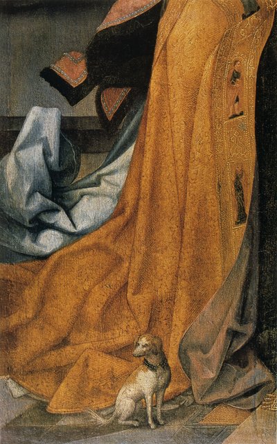 Annunciation (detail) by Jean Bellegambe
