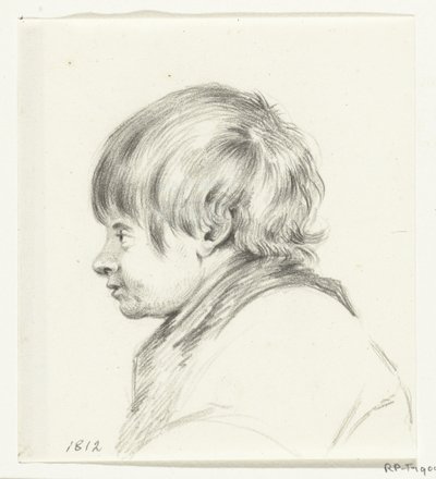 Bust of a Boy, to the Left by Jean Bernard