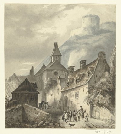 View of La Roche-Guyon by Jean Bernard