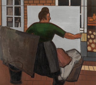 Washerwoman by Jean Brusselmans
