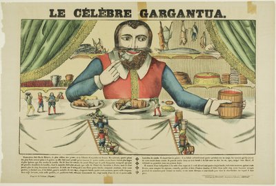 The Famous Gargantua by Jean Charles Pellerin