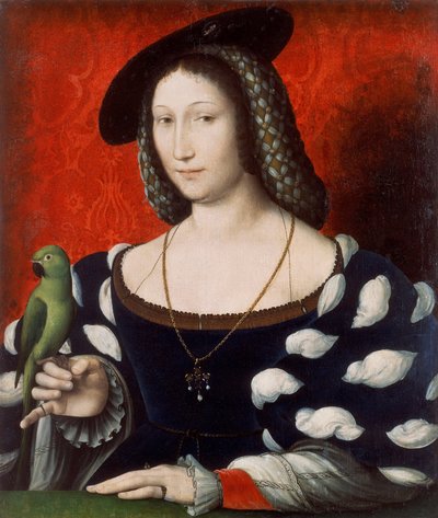 Portrait of Marguerite of Navarre by Jean Clouet