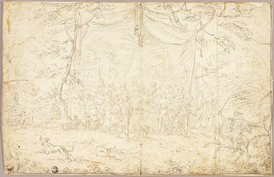 Literary Subject: Banquet Scene by Jean Cotelle the younger