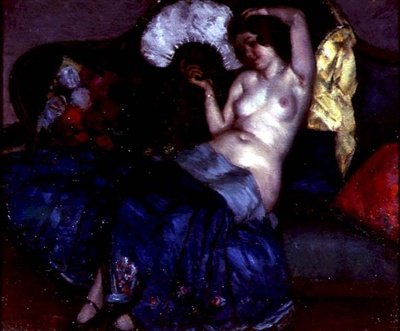 Nude on a Sofa by Jean Czenz