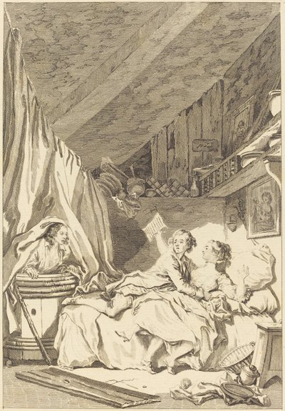 The Cobbler by Jean Dambrun after Jean Honoré Fragonard