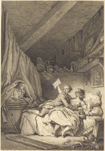 The Cobbler by Jean Dambrun after Jean Honoré Fragonard