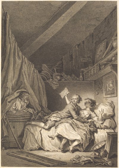 The Cobbler by Jean Dambrun after Jean Honoré Fragonard