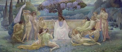 The School of Plato by Jean Delville