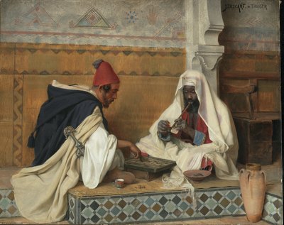 A Game of Draughts by Jean Discart