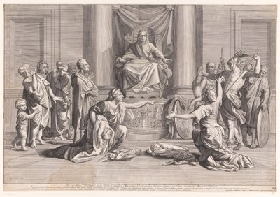 Judgment of Solomon by Jean Dughet (attributed to)