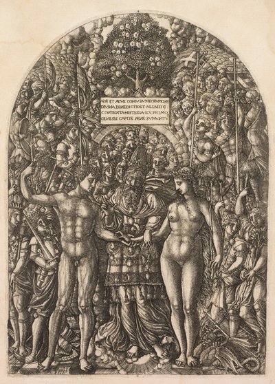 Marriage of Adam and Eve, 1555 by Jean Duvet