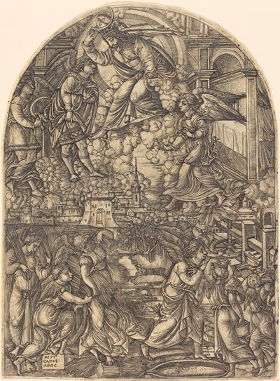 The Winepress of the Wrath of God by Jean Duvet