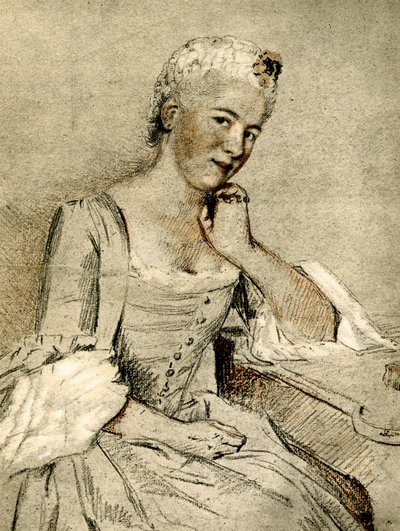 Jeanne Natoire by Jean Étienne Liotard