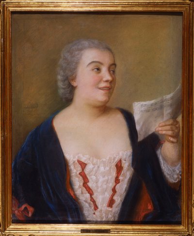 The Singer by Jean Étienne Liotard