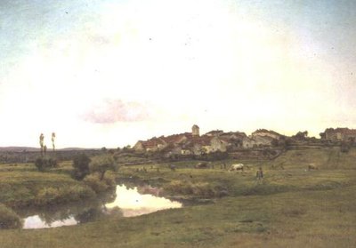 The Saone at Lironcourt, Vosges by Jean F. Monchablon