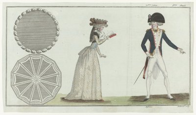 The First Fashion Magazine by Jean Florent (after) Defraine