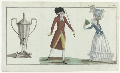 The First Fashion Magazine by Jean Florent (after) Defraine
