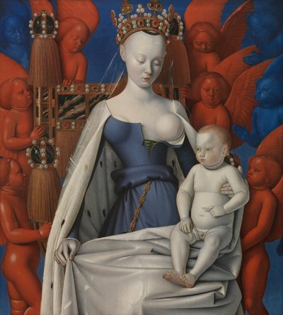 Nursing Madonna by Jean Fouquet