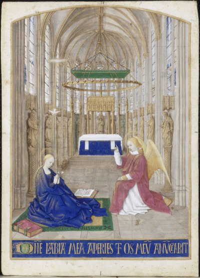 The Annunciation Hours of Étienne Chevalier by Jean Fouquet