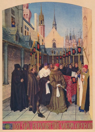 The Burial of Etienne Chevalier, c1455, 1939 by Jean Fouquet