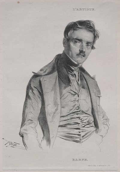 Antoine-Louis Barye by Jean Francois Gigoux