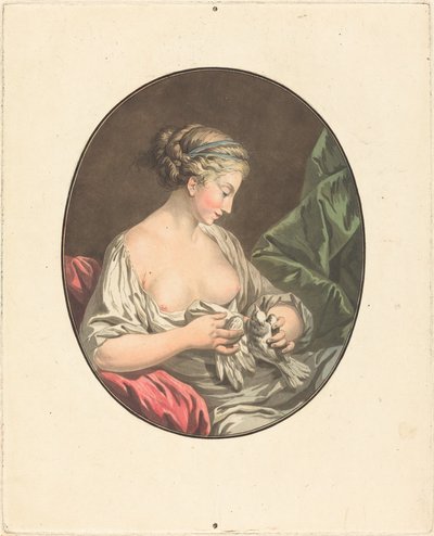 The Venus with Doves by Jean Francois Janinet