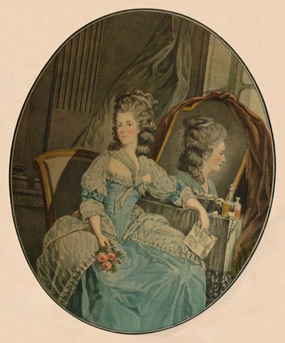 Mademoiselle Duthe by Jean Francois Janinet