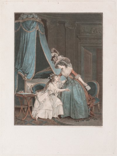 The Indiscretion, 1788 by Jean Francois Janinet