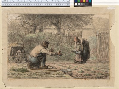 First Steps by Jean Francois Millet