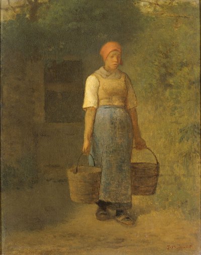 Girl carrying Water by Jean Francois Millet