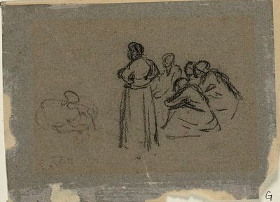 Group of Women by Jean Francois Millet