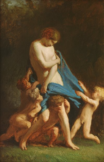 Love Triumphant, c.1847-48 by Jean Francois Millet