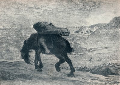 Phoebus et Boree by Jean Francois Millet