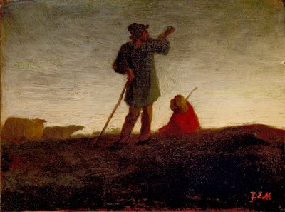 Recalling the Flock by Jean Francois Millet