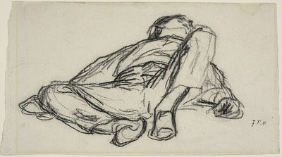 Sleeping Peasant by Jean Francois Millet