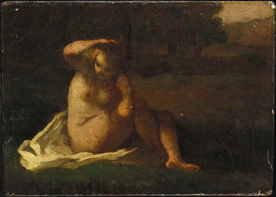 The Bather by Jean Francois Millet