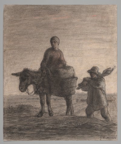 The Departure for Work by Jean Francois Millet