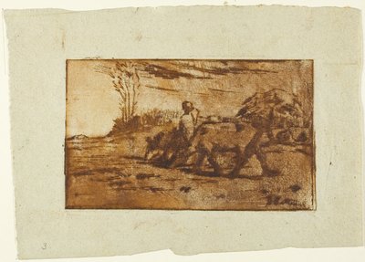 The Two Cows by Jean Francois Millet