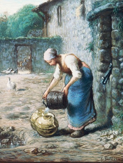 The Woman at the Well by Jean Francois Millet